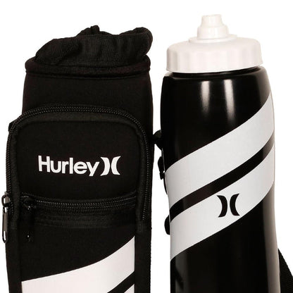 Botella + Transportador 1000 ml Black White