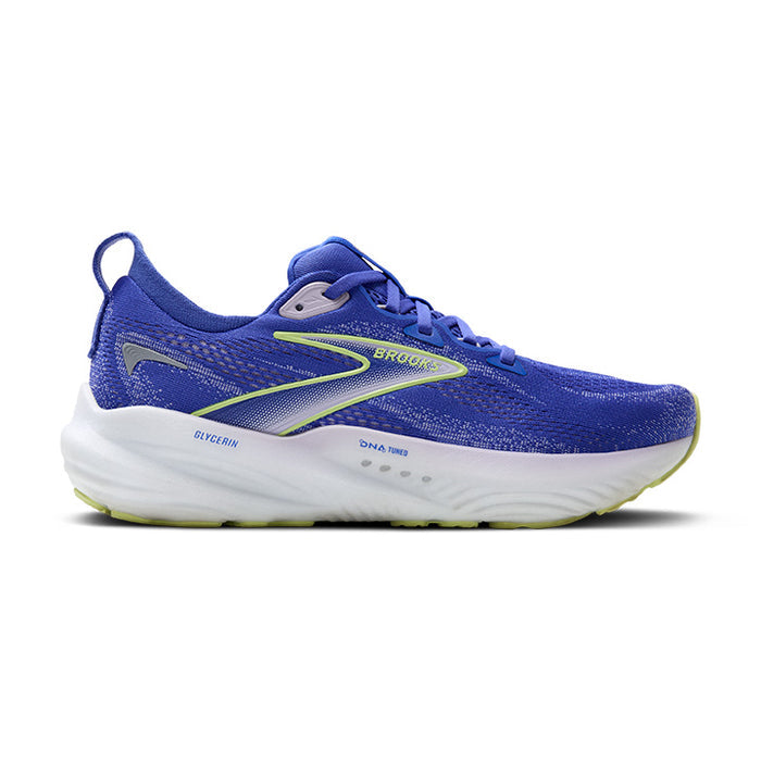Brooks Women's Glycerin 22 Footwear Brooks Amparo Blue/Hyper Iris/Yellow-440 5.5 Medium-B