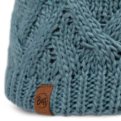 Caryn Knitted Beanie & Fleece Band