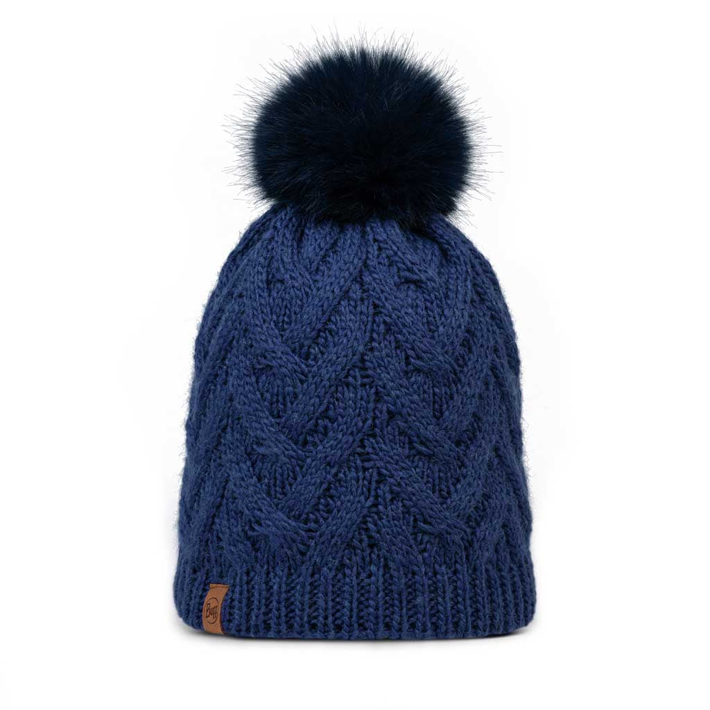 Caryn Knitted Beanie & Fleece Band