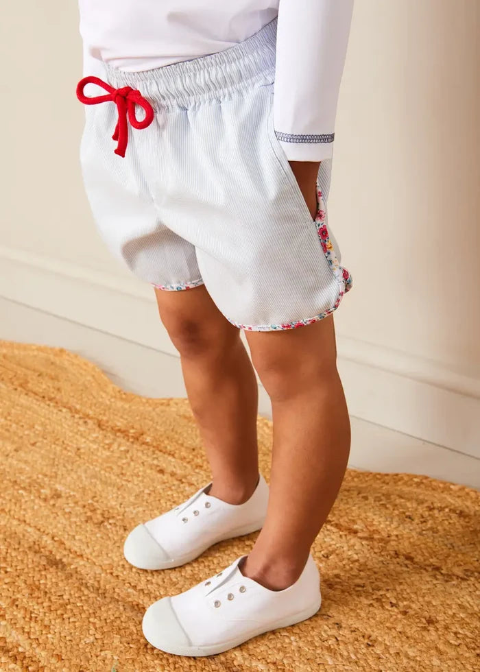 Canvas Plimsolls in White (20-36EU) SHOES from Pepa London