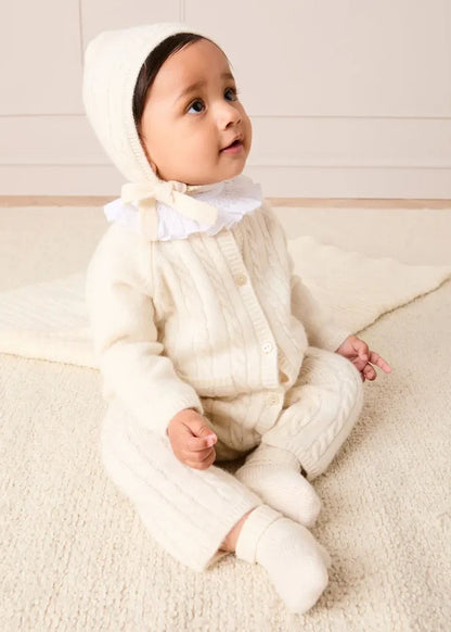 Cashmere Sock Booties in Cream (XS-L) SHOES from Pepa London