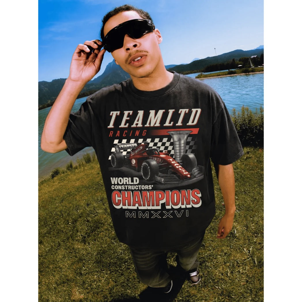 TEAMLTD - CHAMPIONS TEE | Vintage Black