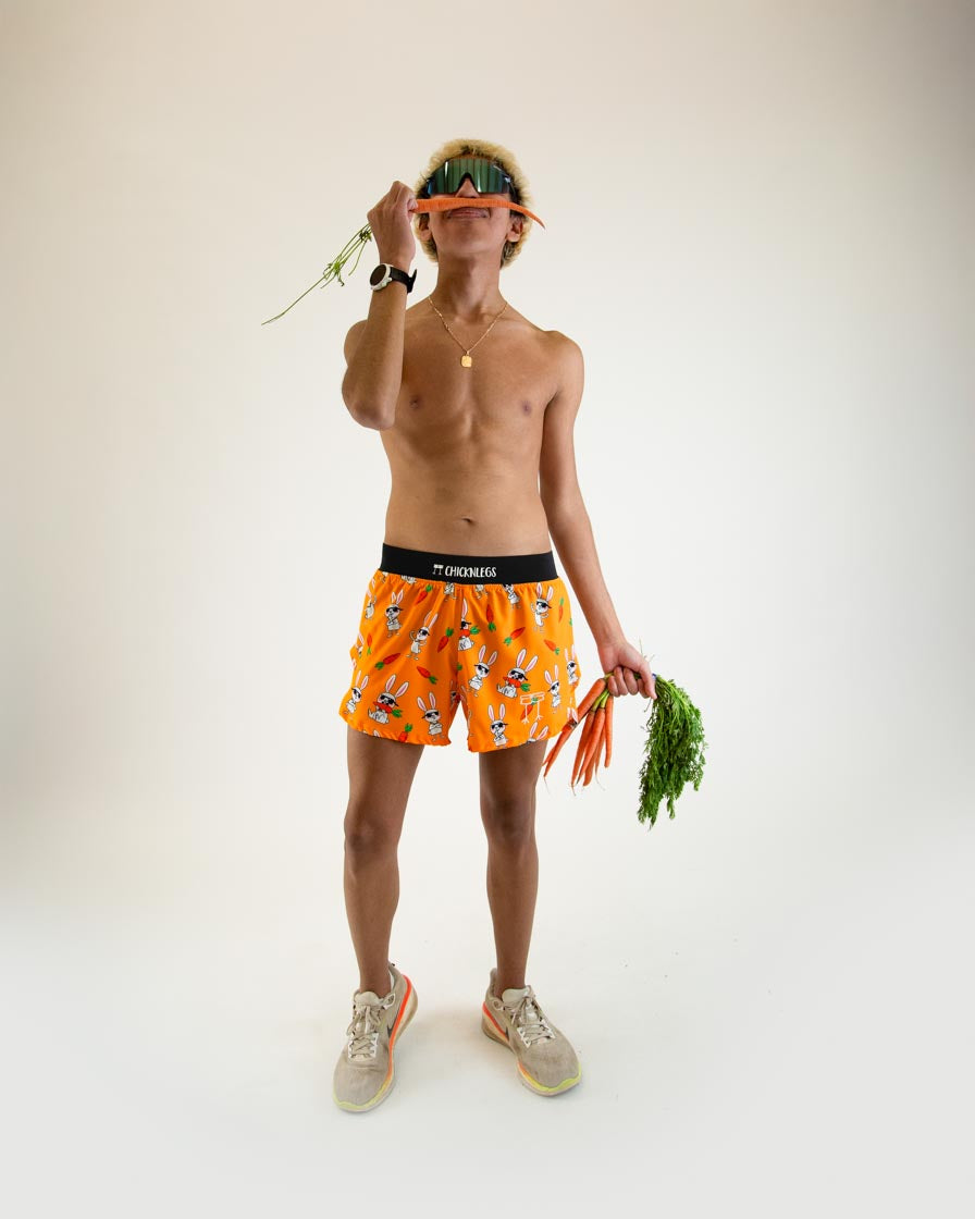 Men's Bad Bunny 4" Half Split Shorts