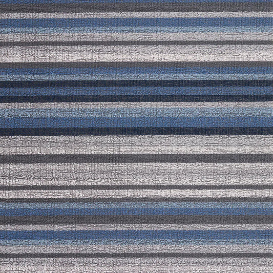 chilewich | shag big mat 91x152cm (36x60") | horizon stripe deep sea