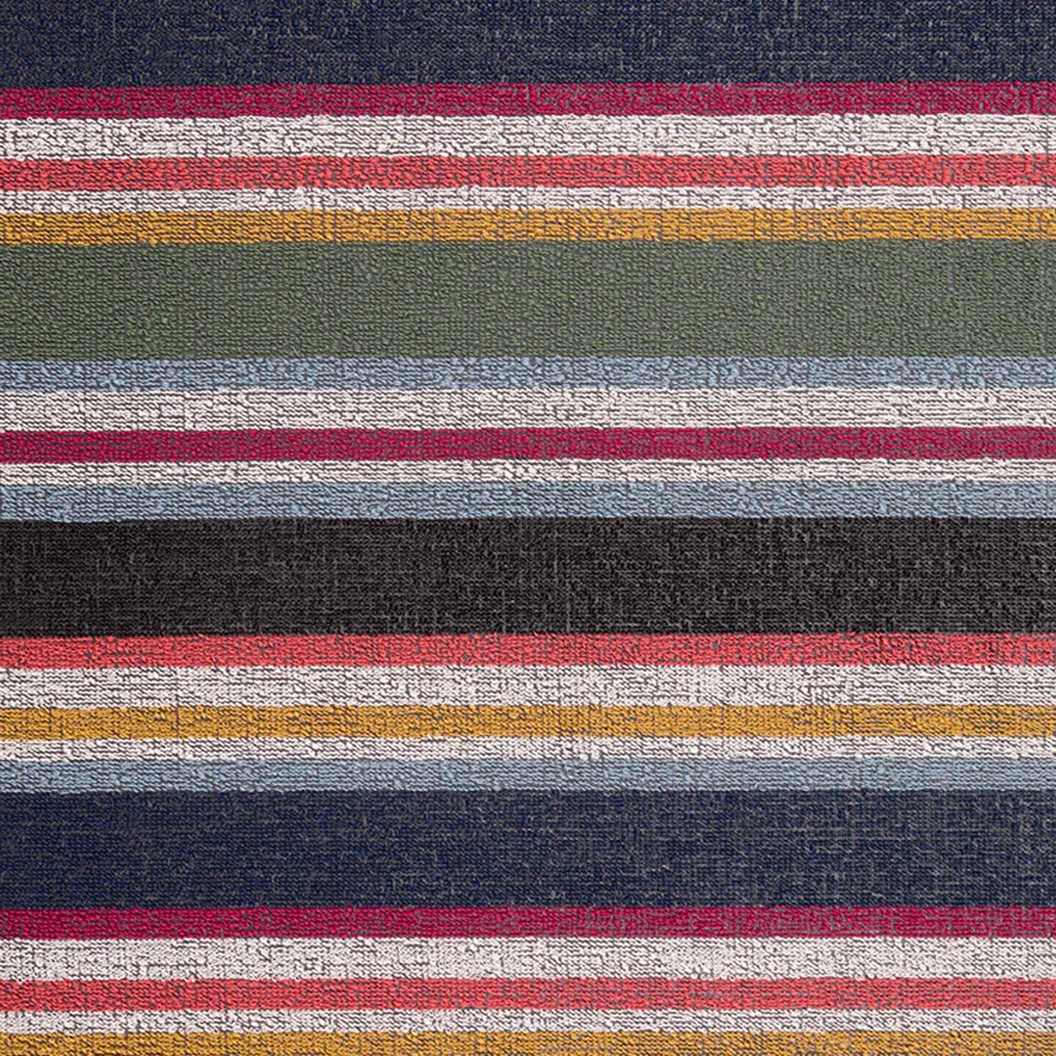 chilewich | shag doormat 46x71cm (18x28") | shuffle stripe petunia