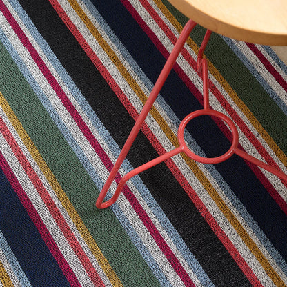 chilewich | shag doormat 46x71cm (18x28") | shuffle stripe petunia