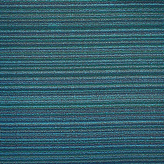 chilewich | shag doormat 46x71cm (18x28") | skinny stripe turquoise