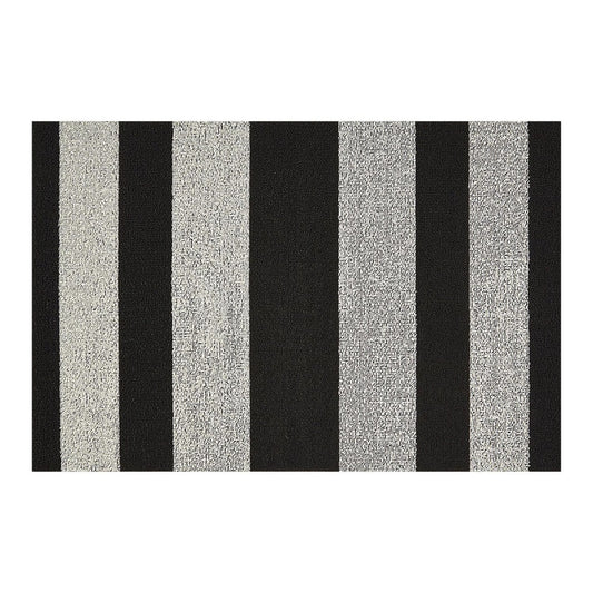 chilewich | large doormat 61x91cm (24x36") | bold stripe black + white - DC