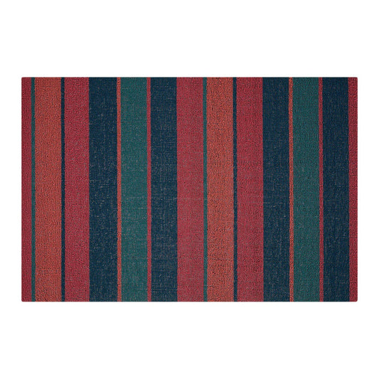 chilewich | shag utility doormat 61x91cm (24x36") | bolt stripe raspberry