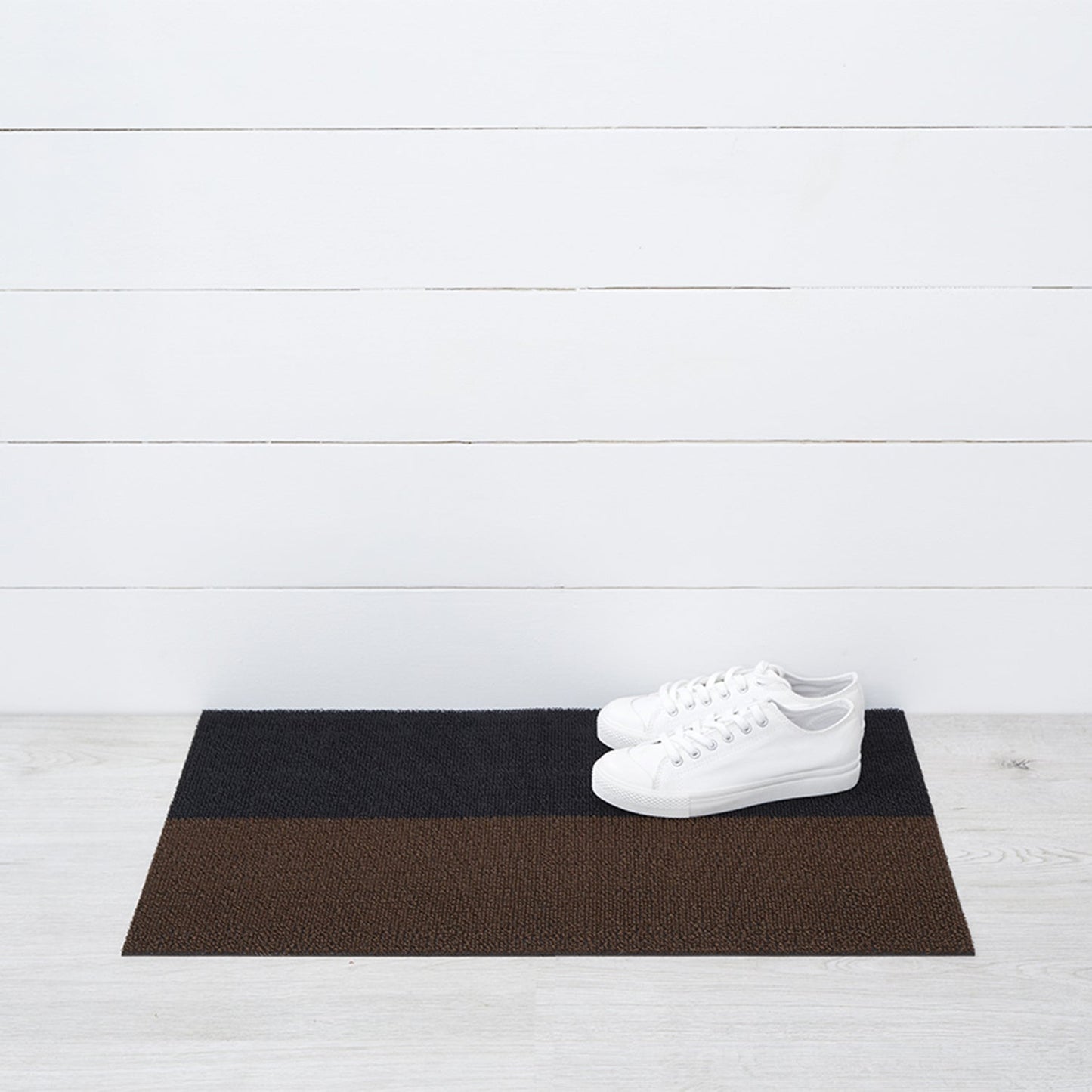 chilewich | shag doormat 46x71cm (18x28") | duo stripe mocha