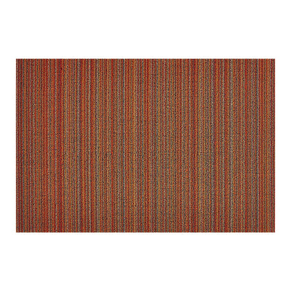 chilewich | large doormat 61x91cm (24x36") | skinny stripe orange