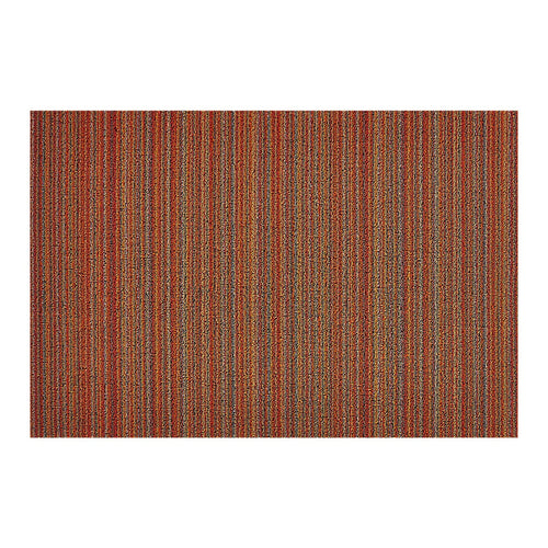 chilewich | large doormat 61x91cm (24x36") | skinny stripe orange