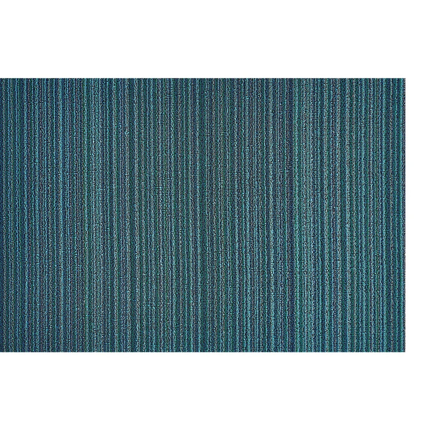 chilewich | runner mat 61x183cm (24x72") | skinny stripe turquoise