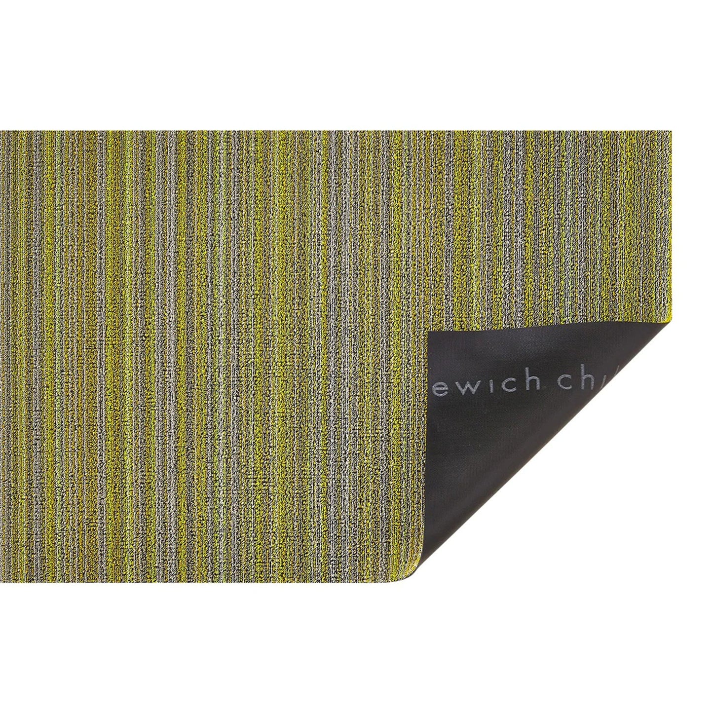 chilewich | runner mat 61x183cm (24x72") | skinny stripe citron