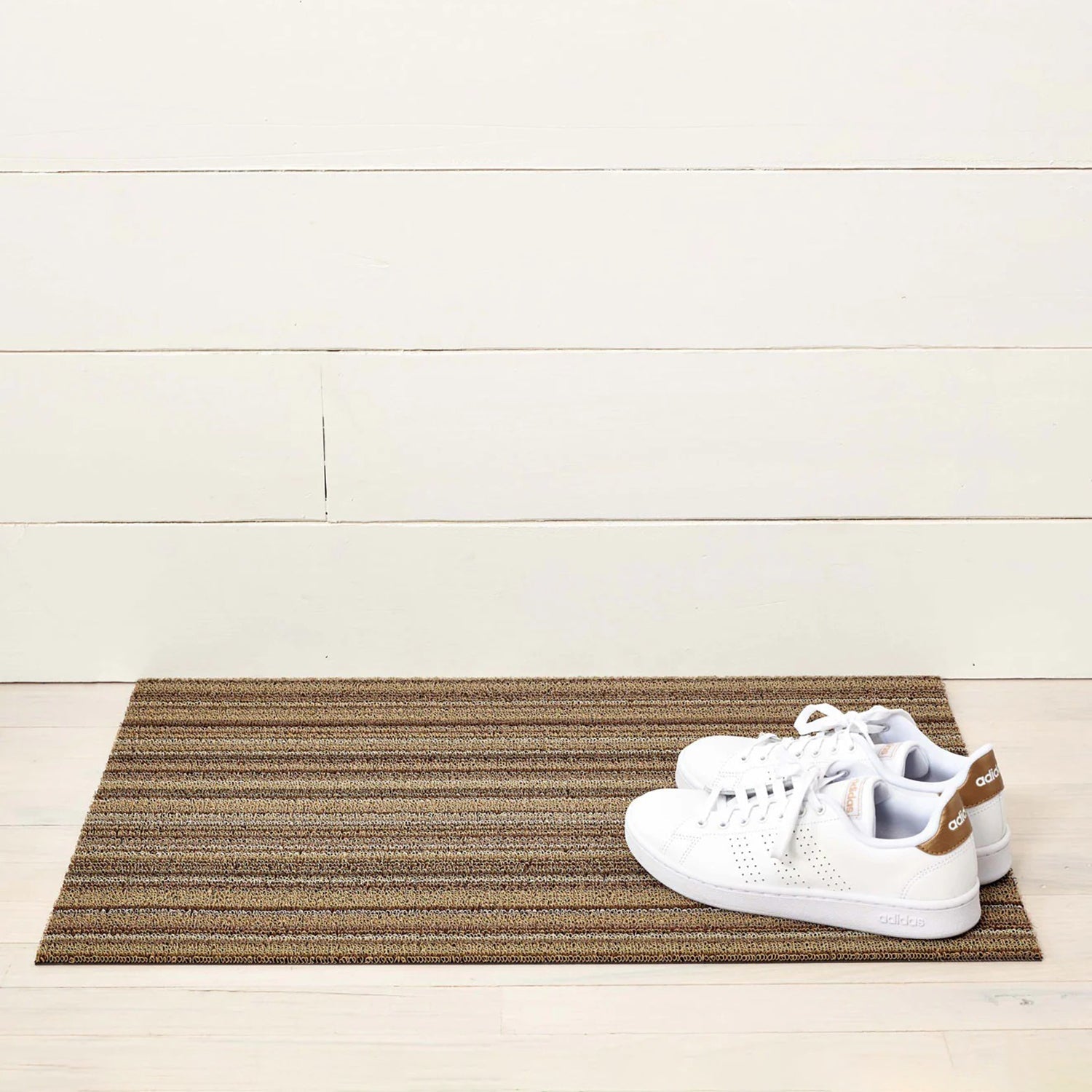 chilewich | shag doormat 46x71cm (18x28") | skinny stripe mushroom