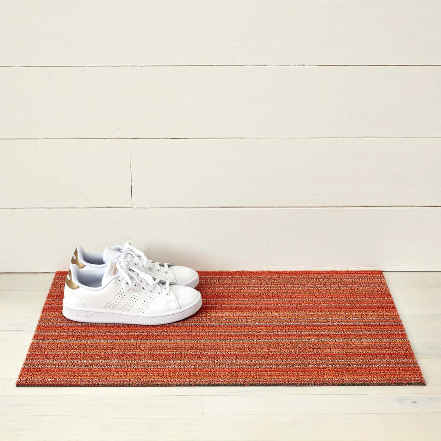 chilewich | shag doormat 46x71cm (18x28") | skinny stripe orange
