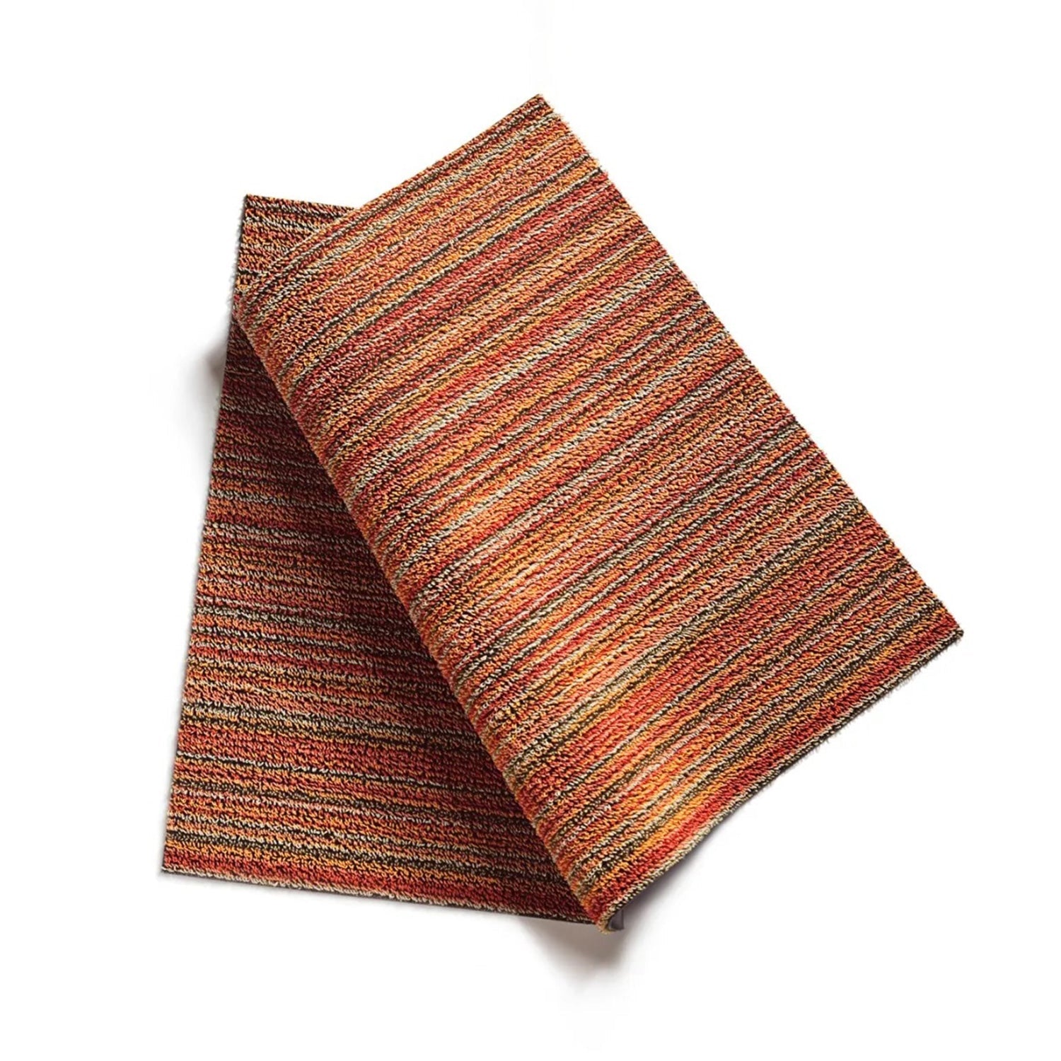 chilewich | shag doormat 46x71cm (18x28") | skinny stripe orange