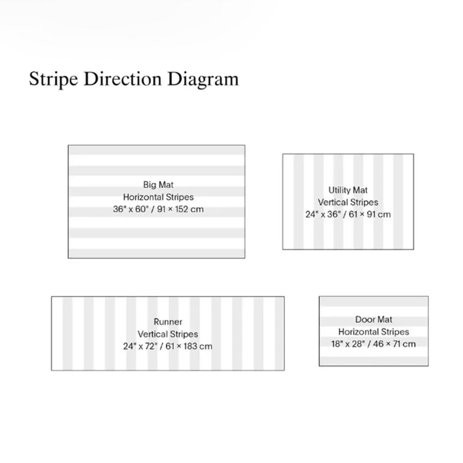 chilewich | large doormat 61x91cm (24x36") | skinny stripe birch