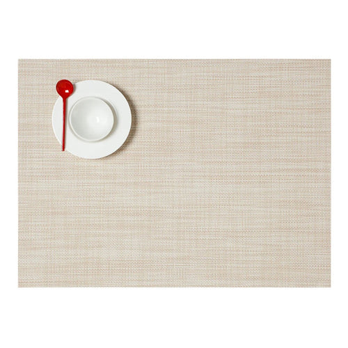 chilewich | placemat rectangle | mini basketweave parchment