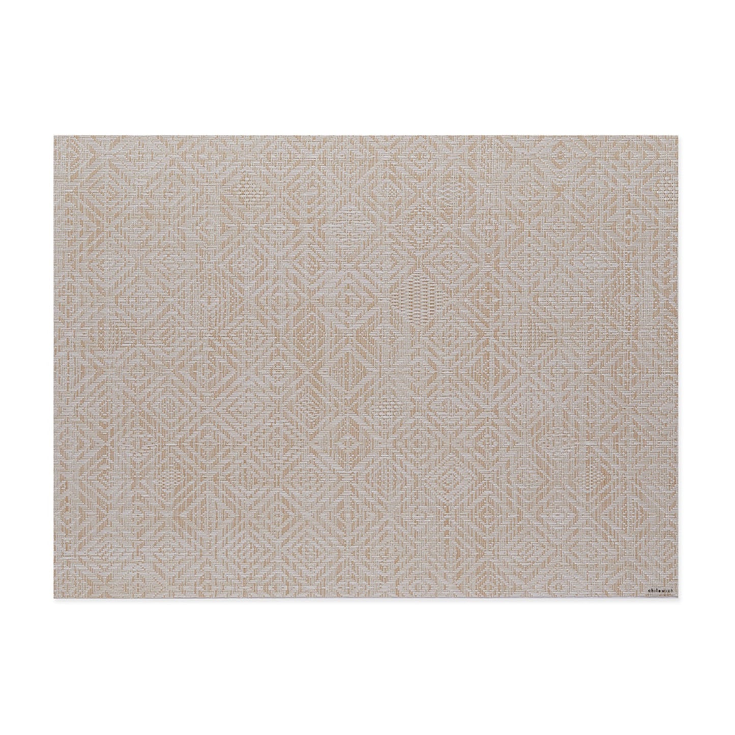 chilewich | placemat rectangle | mosaic almond