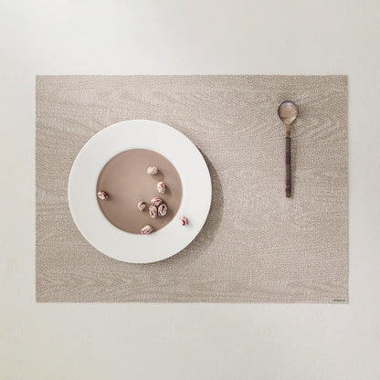 chilewich | placemat rectangle | woodgrain birch