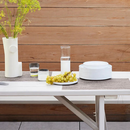 chilewich | placemat rectangle | woodgrain umber