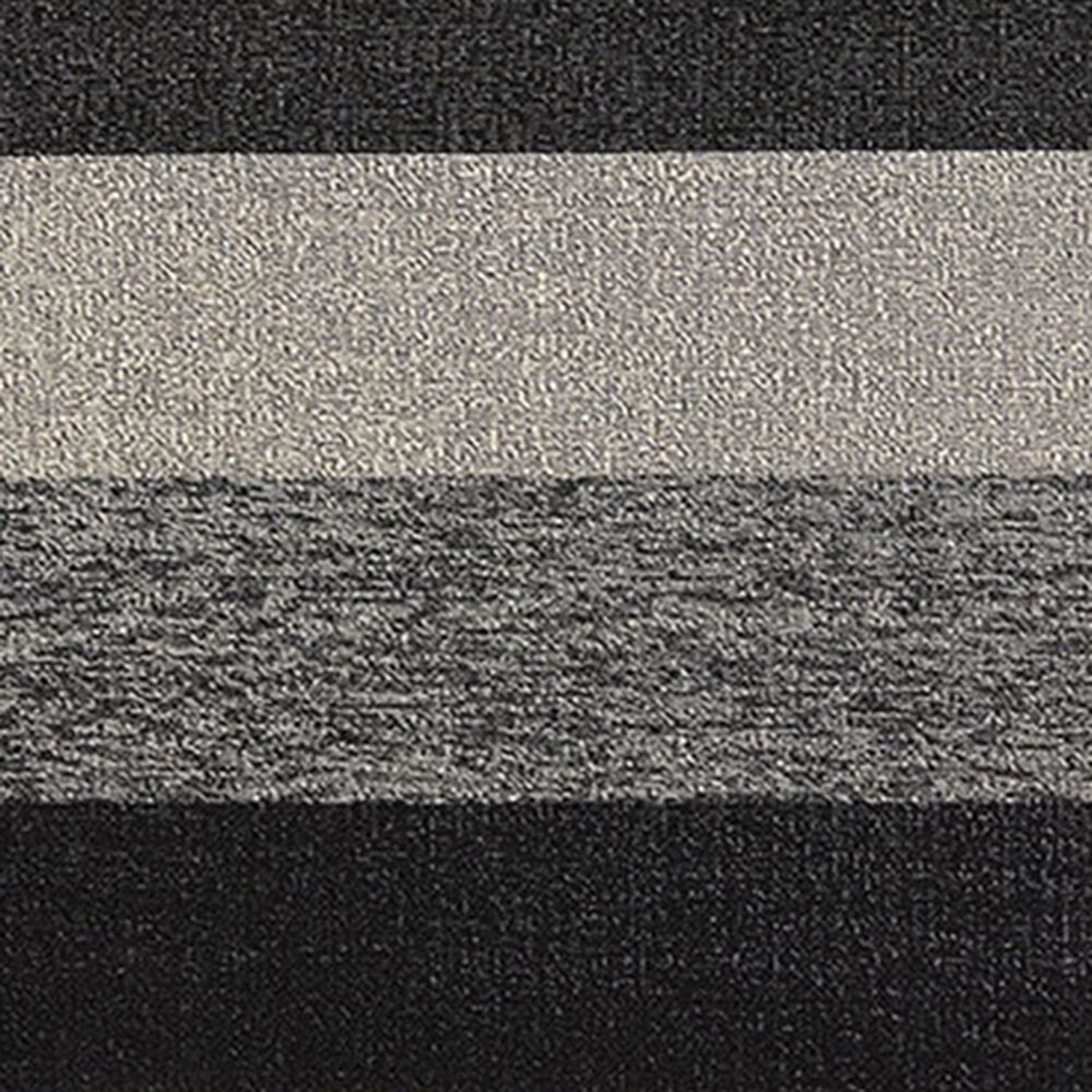 chilewich | big mat 91x152cm (36x60") | marbled stripe salt + pepper
