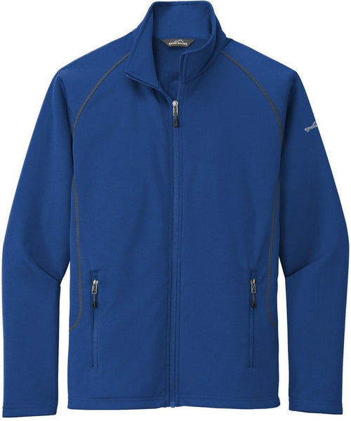 No-Logo CLOSEOUT - Eddie Bauer Smooth Fleece Base Layer Full-Zip-Full Zips-Eddie Bauer-Cobalt Blue-S-Thread Logic
