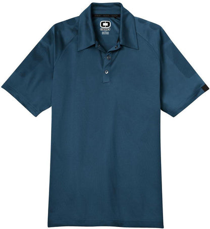 No-Logo CLOSEOUT - OGIO Optic Polo-Active-OGIO-Blue Indigo-S-Thread Logic