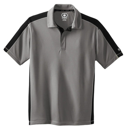 No-Logo CLOSEOUT - OGIO Trax Polo-Active-OGIO-Petrol Grey/Blacktop/Shock Green-XS-Thread Logic