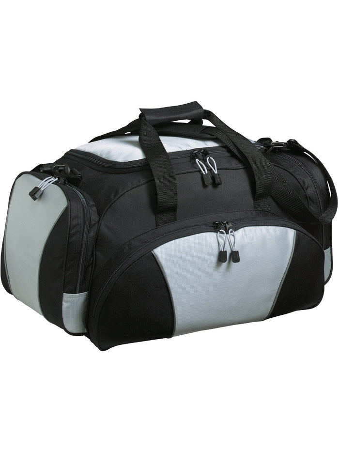No-Logo CLOSEOUT - Port Authority Metro Duffel Bag-Bags-Port Authority-Light Grey-Thread Logic