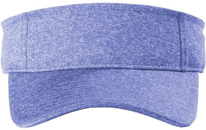 No-Logo CLOSEOUT - Sport-Tek Contender Visor-Headwear-Sport-Tek-True Royal Heather/True Royal Heather-OSFA-Thread Logic