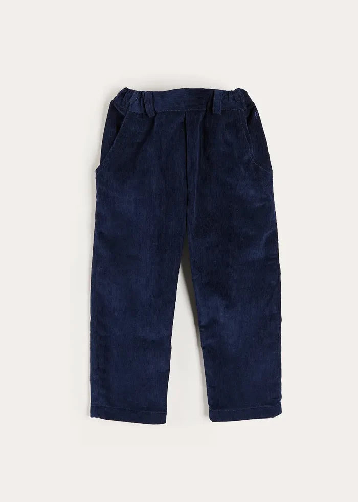 Corduroy Chino Trousers in Navy (18mths-5yrs) TROUSERS from Pepa London