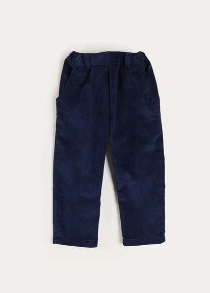 Corduroy Chino Trousers in Navy (18mths-5yrs) TROUSERS from Pepa London