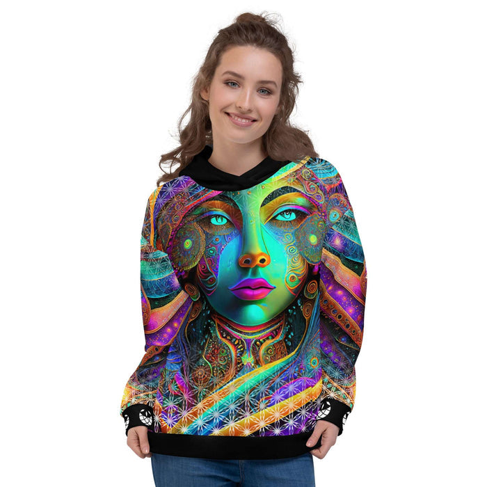 Cosmic DNA Restoration Sacred Geometry Unisex Hoodie