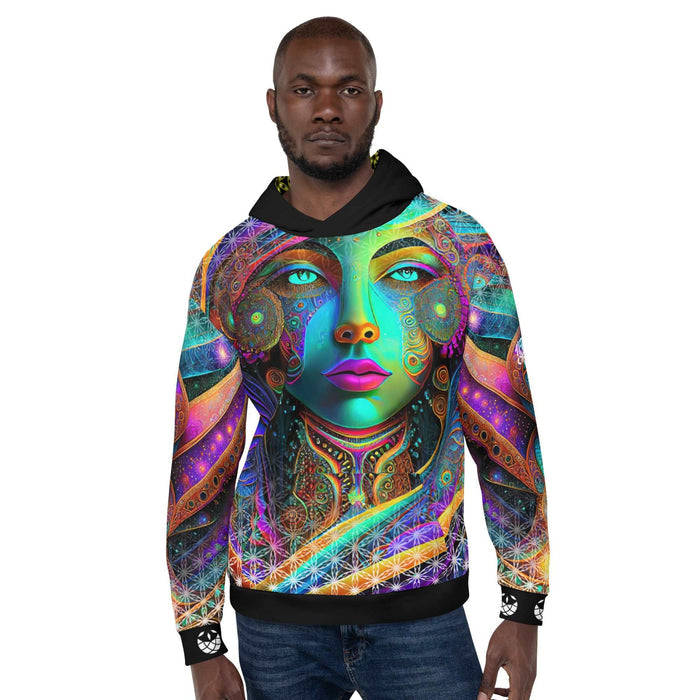 Cosmic DNA Restoration Sacred Geometry Unisex Hoodie