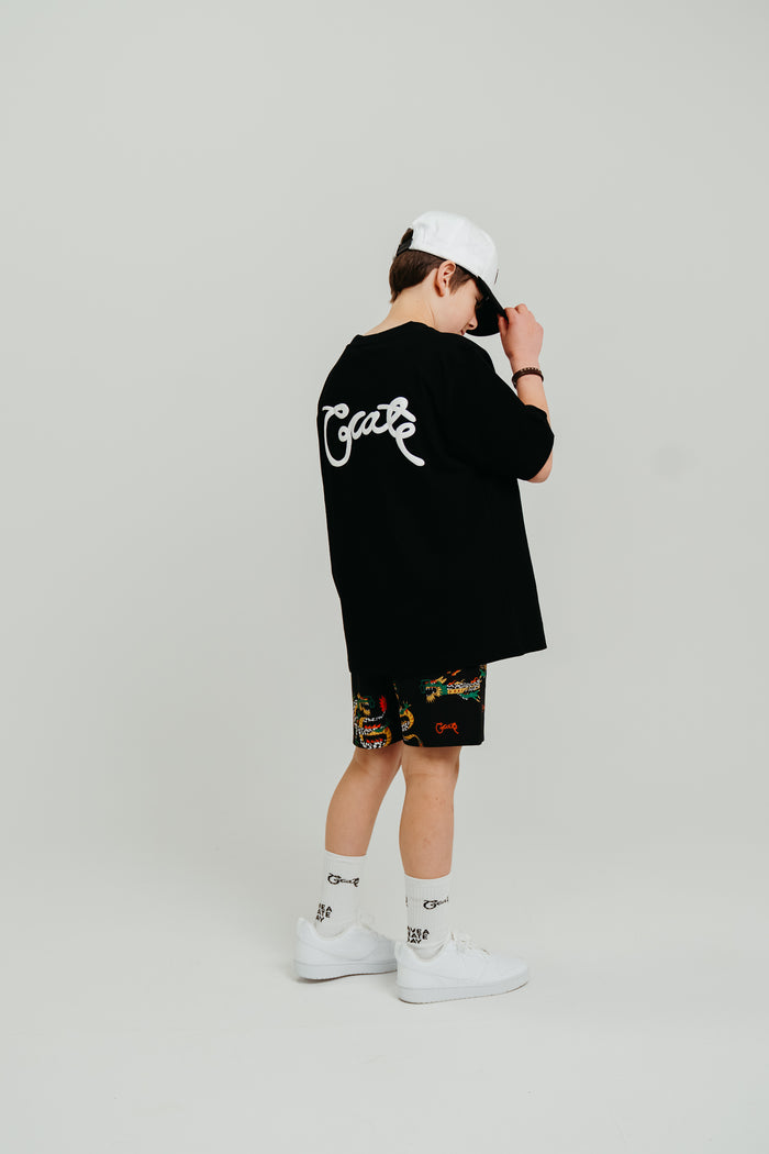 CRATE KIDS SCRIPTED BOX FIT T-SHIRT