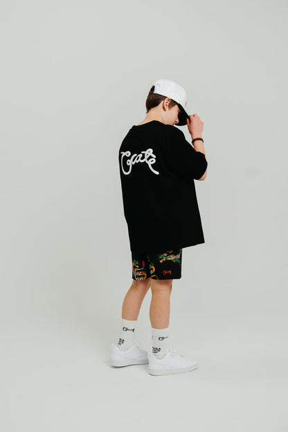 CRATE KIDS SCRIPTED BOX FIT T-SHIRT