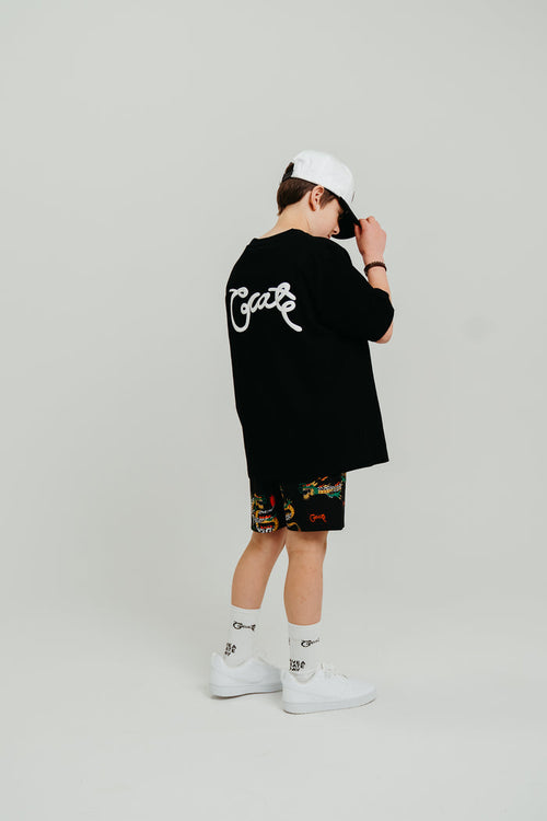 CRATE KIDS SCRIPTED BOX FIT T-SHIRT