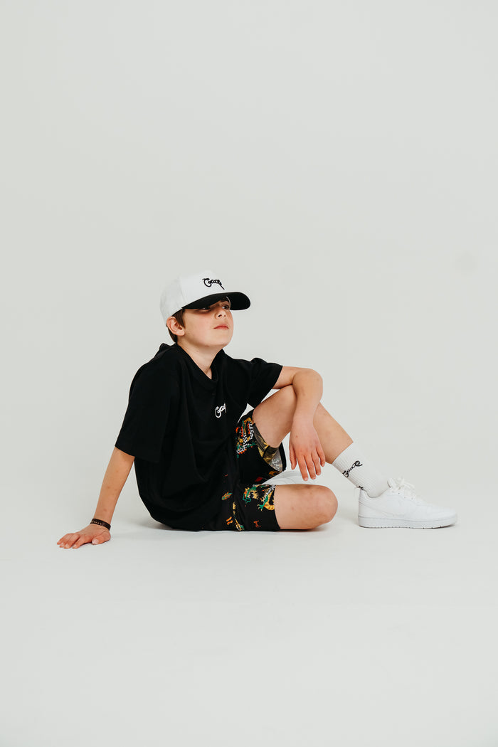 CRATE KIDS SCRIPTED BOX FIT T-SHIRT