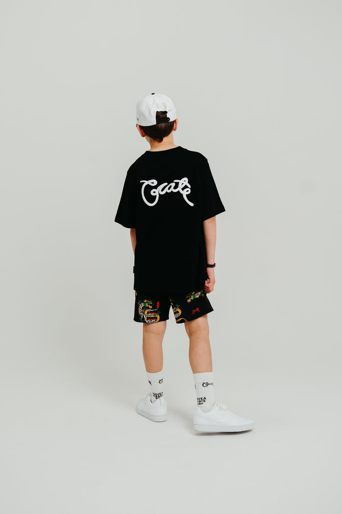 CRATE KIDS SCRIPTED BOX FIT T-SHIRT