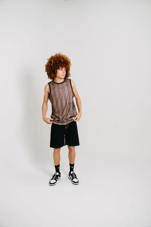 CRATE SIDE SCRIPT BASKETBALL SINGLET