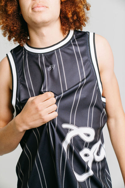 CRATE SIDE SCRIPT BASKETBALL SINGLET