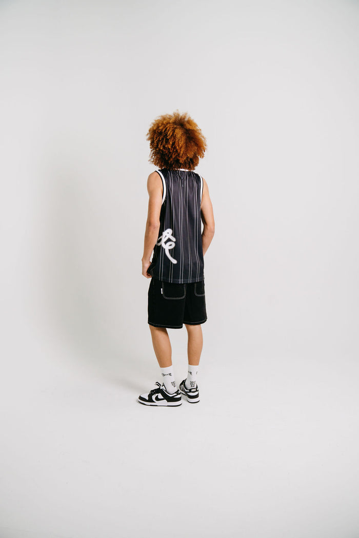 CRATE SIDE SCRIPT BASKETBALL SINGLET