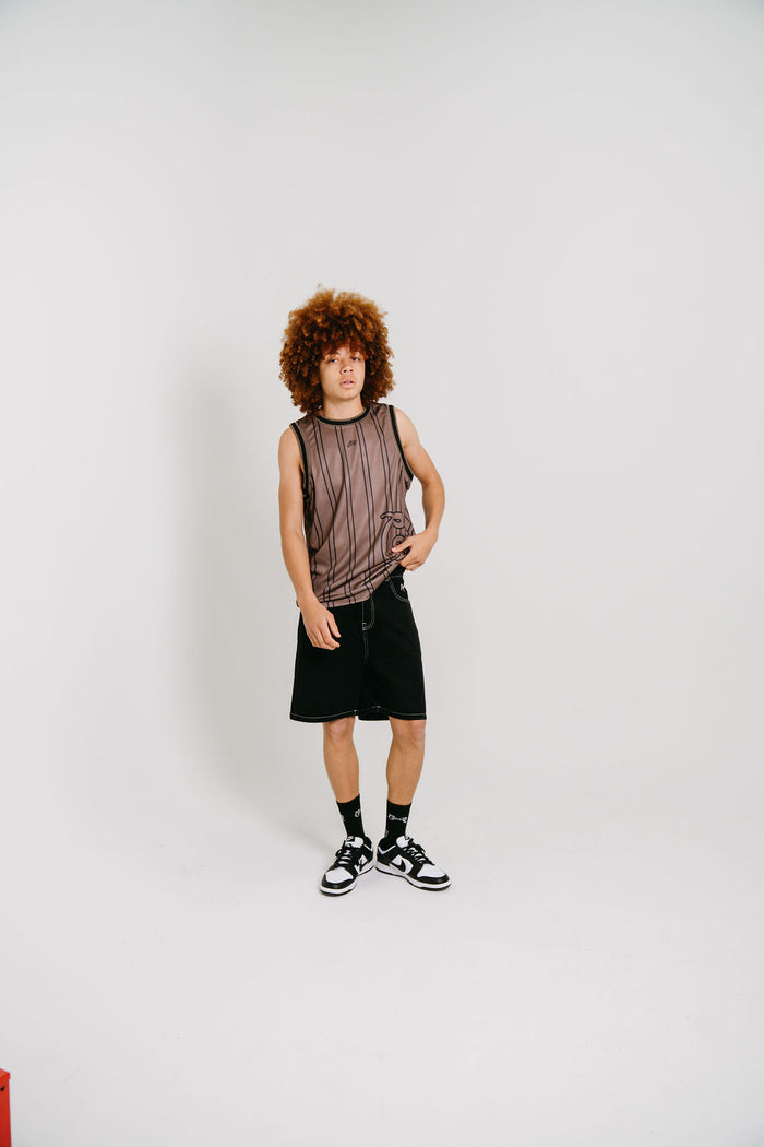 CRATE SIDE SCRIPT BASKETBALL SINGLET