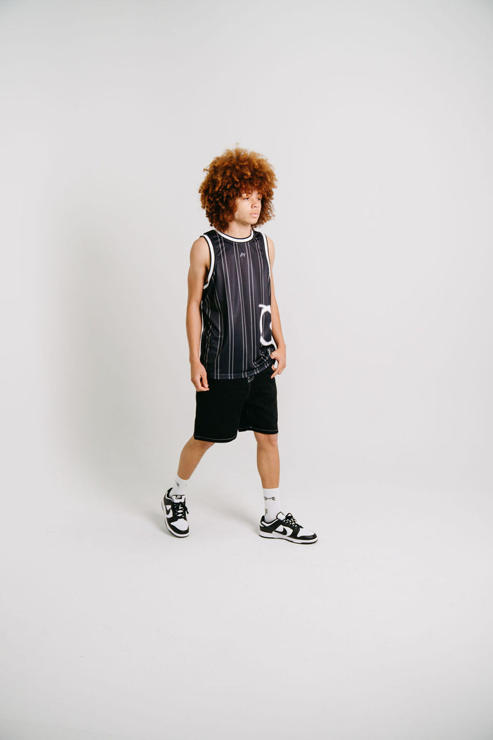 CRATE SIDE SCRIPT BASKETBALL SINGLET