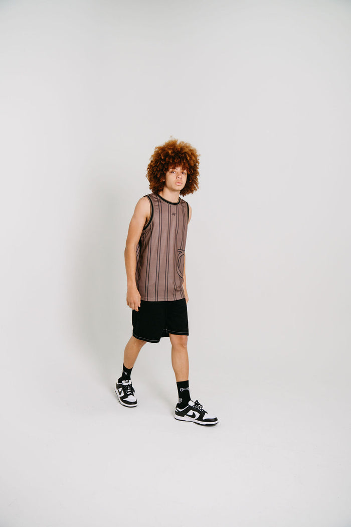 CRATE SIDE SCRIPT BASKETBALL SINGLET