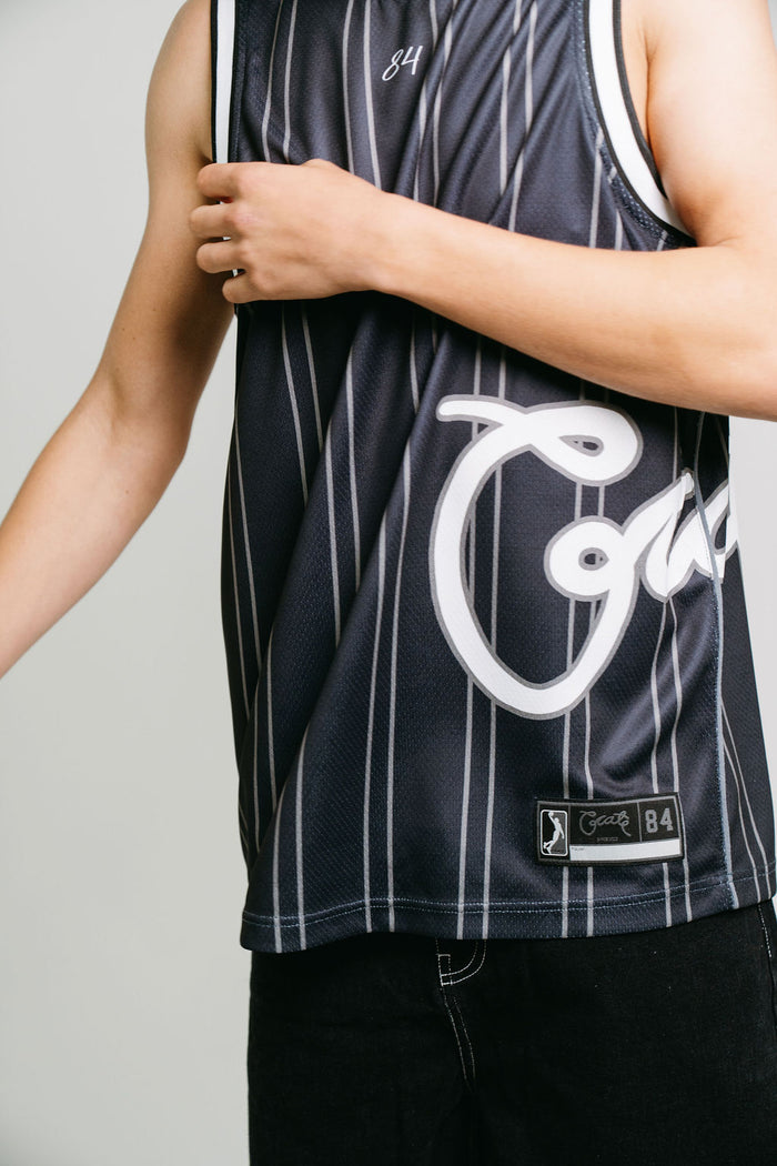 CRATE SIDE SCRIPT BASKETBALL SINGLET