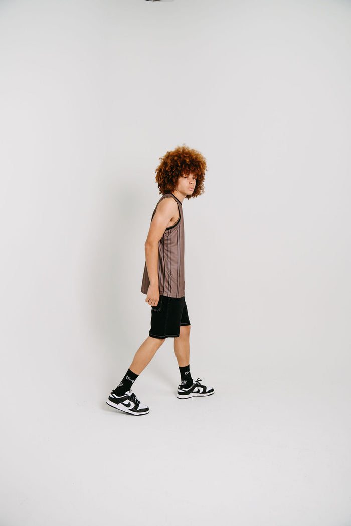 CRATE SIDE SCRIPT BASKETBALL SINGLET